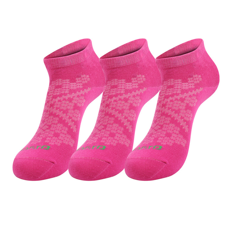 SANTO 3 Pairs Mountain Moisture Wicking Invisible Socks Boat Socks Thin Men Women Running Socks Short Socks